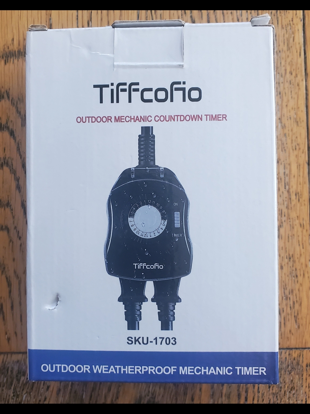 Tiffcofio - Outdoor Weatherproof Mechanic Countdown Timer - SKU# 1703